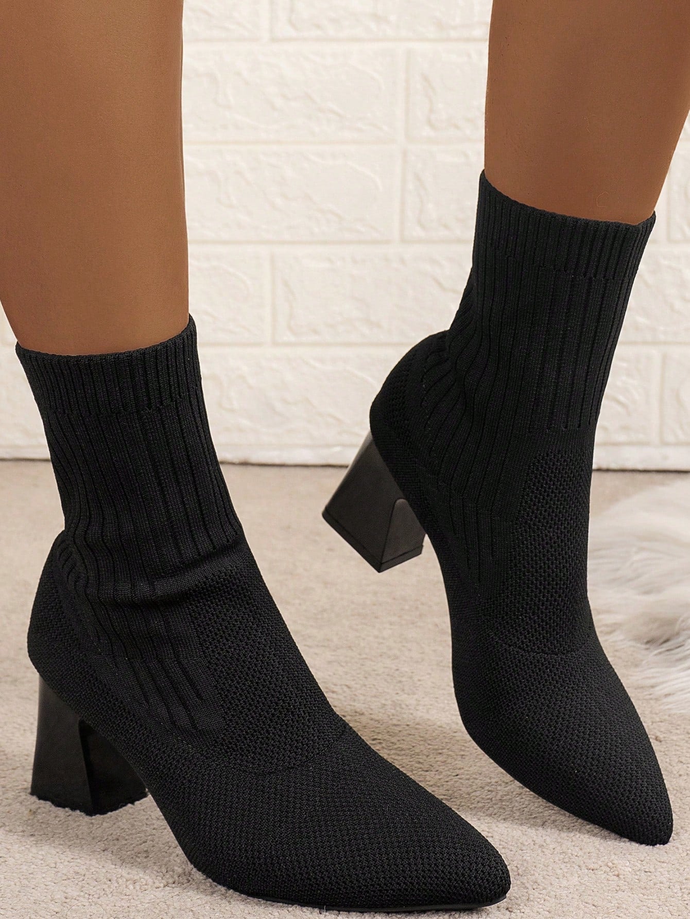Elegant Thick Heel Boots
