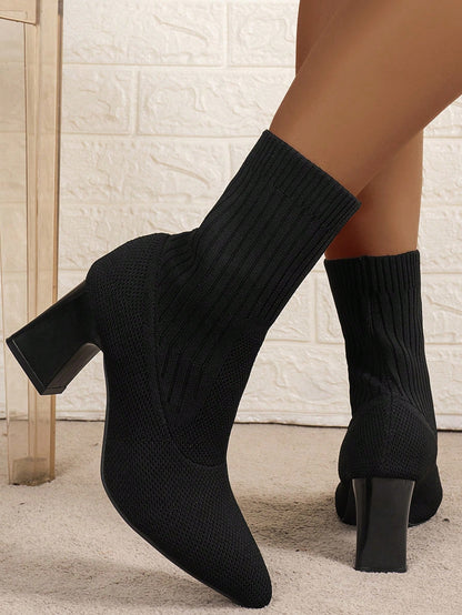 Elegant Thick Heel Boots