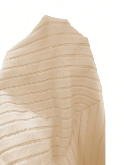 Knit Textured  Ribbed  Turtlenecks