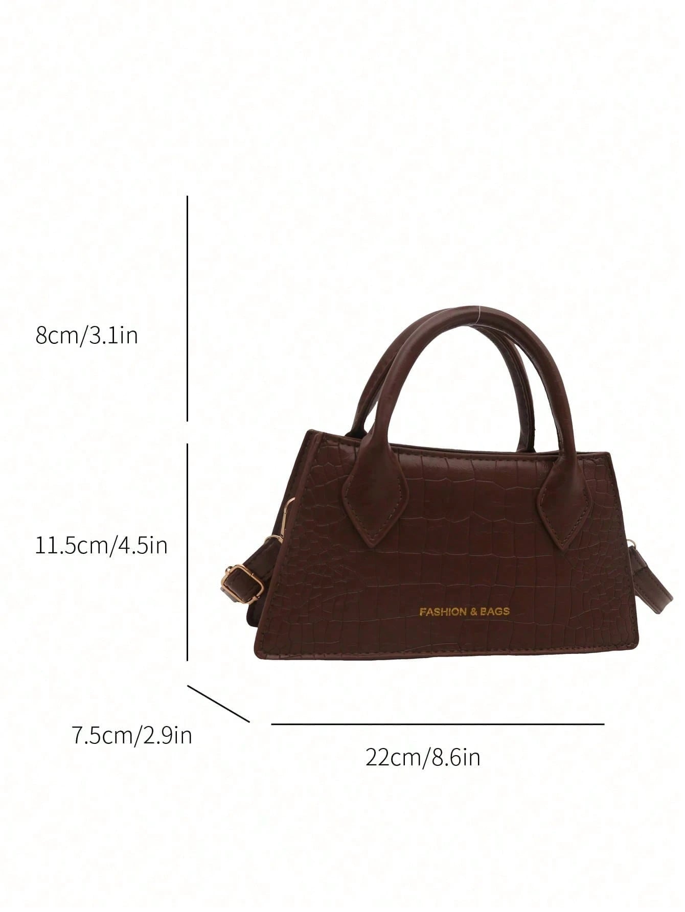 Retro Minimalist Style Fashion Handbag