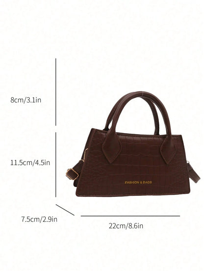 Retro Minimalist Style Fashion Handbag