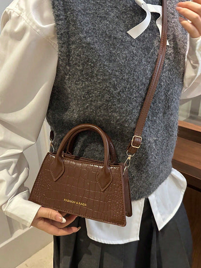 Retro Minimalist Style Fashion Handbag