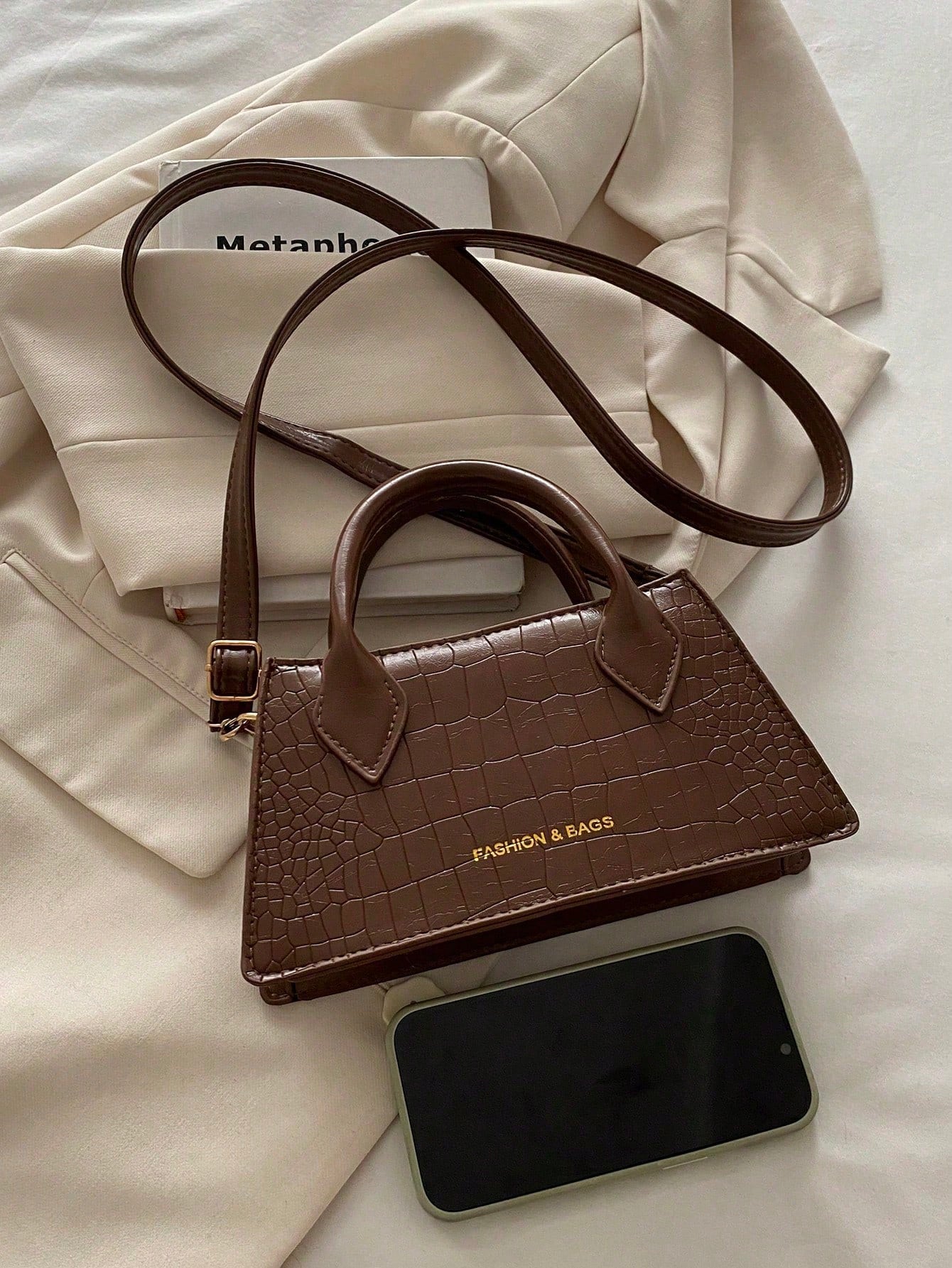 Retro Minimalist Style Fashion Handbag