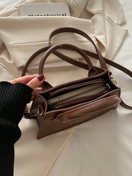 Retro Minimalist Style Fashion Handbag