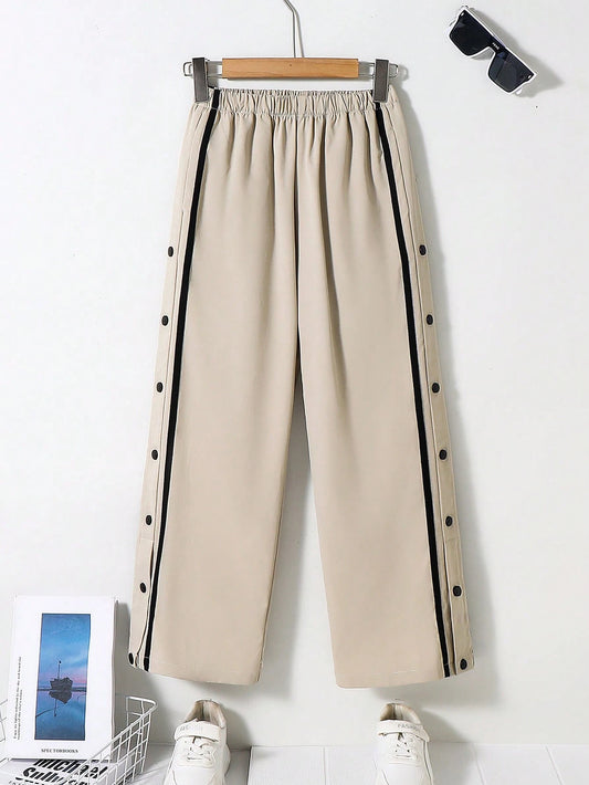 Webbing Straight Pants