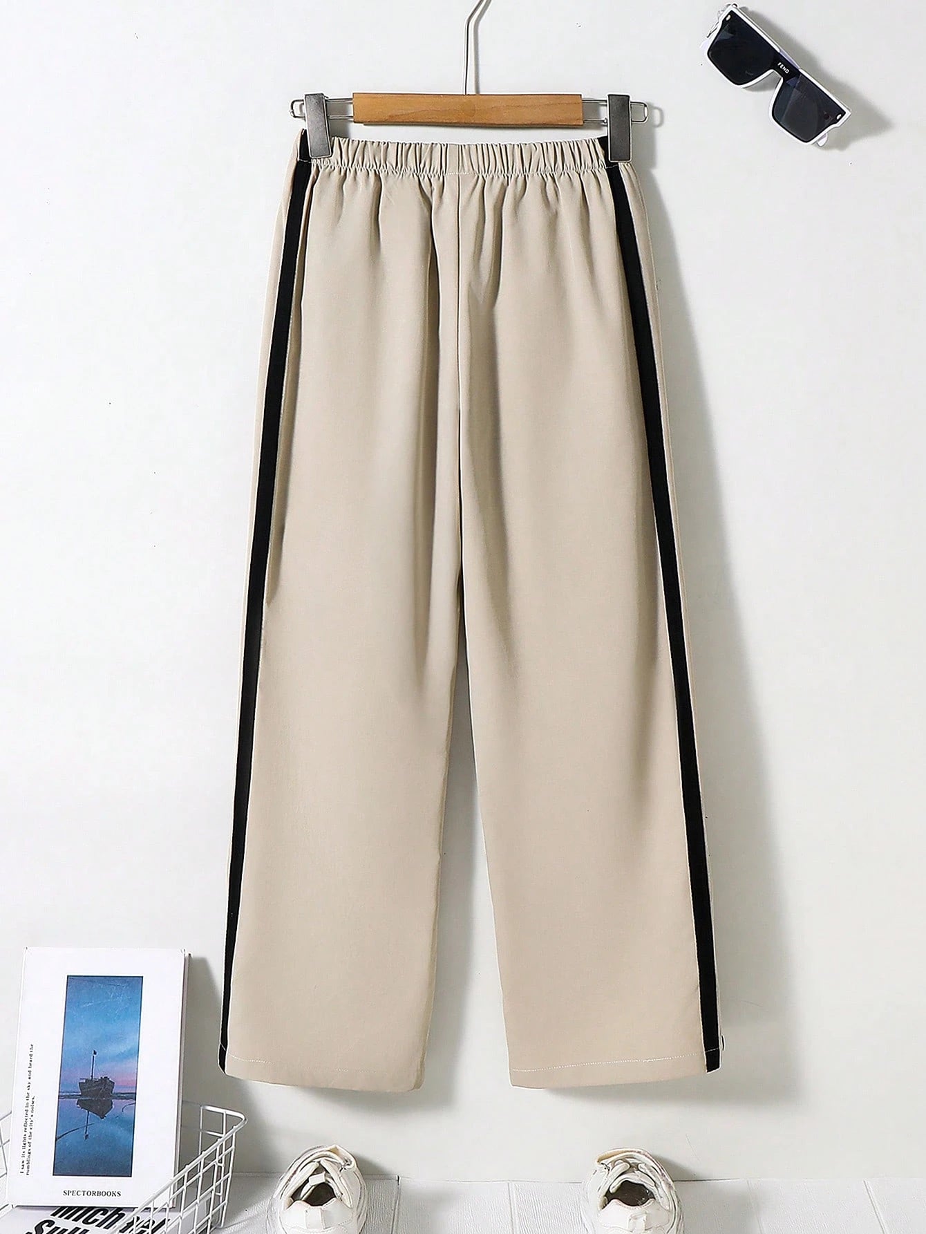 Webbing Straight Pants