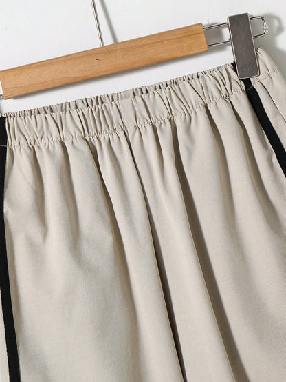 Webbing Straight Pants