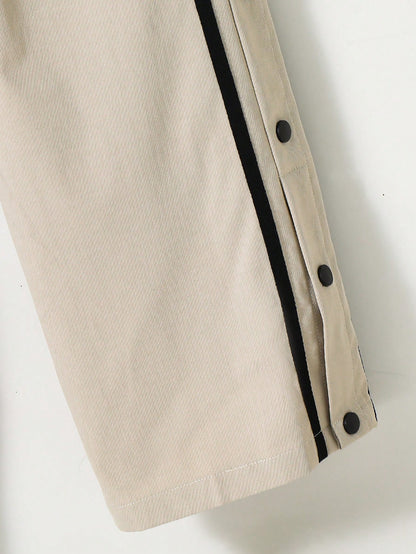 Webbing Straight Pants