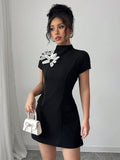 Slim Fit Elegant Mini Dress