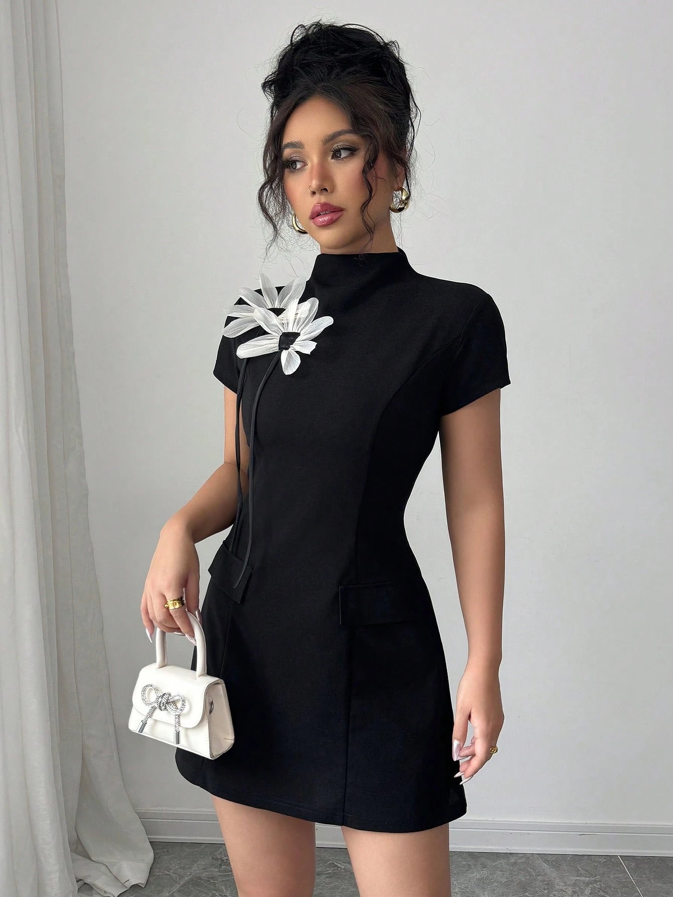 Slim Fit Elegant Mini Dress