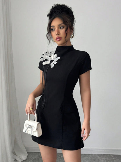 Slim Fit Elegant Mini Dress