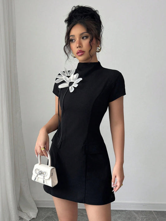 Slim Fit Elegant Mini Dress
