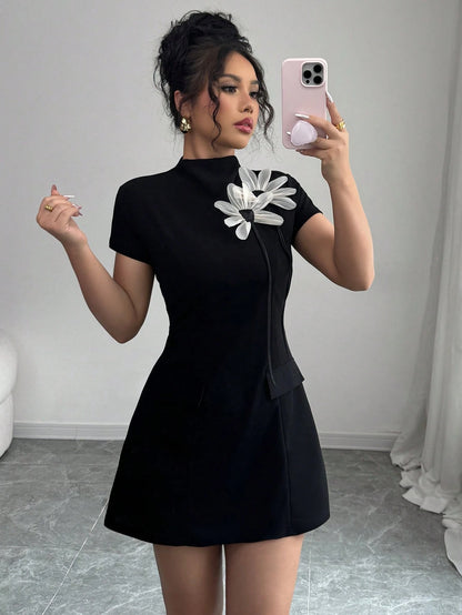 Slim Fit Elegant Mini Dress