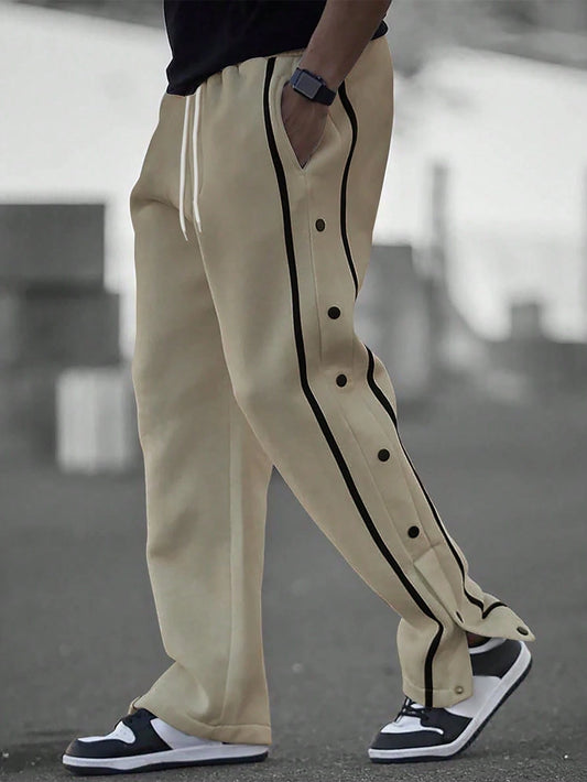 Webbing Straight Pants