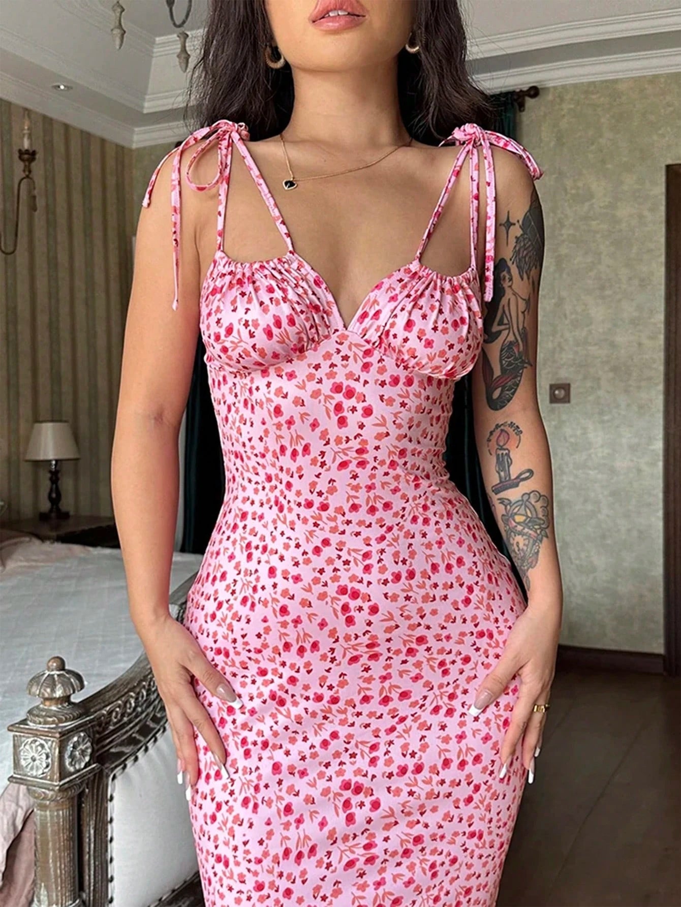 Floral Bodycon Dress