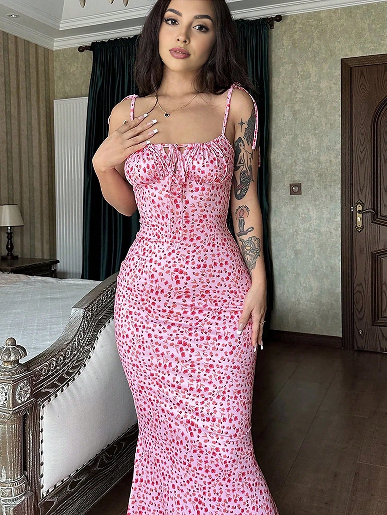 Floral Bodycon Dress