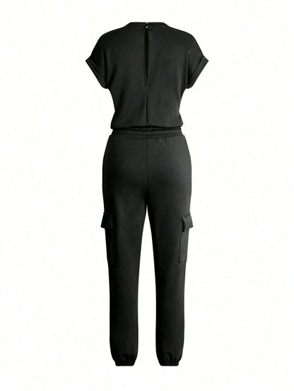 Round Neck And Pants Set