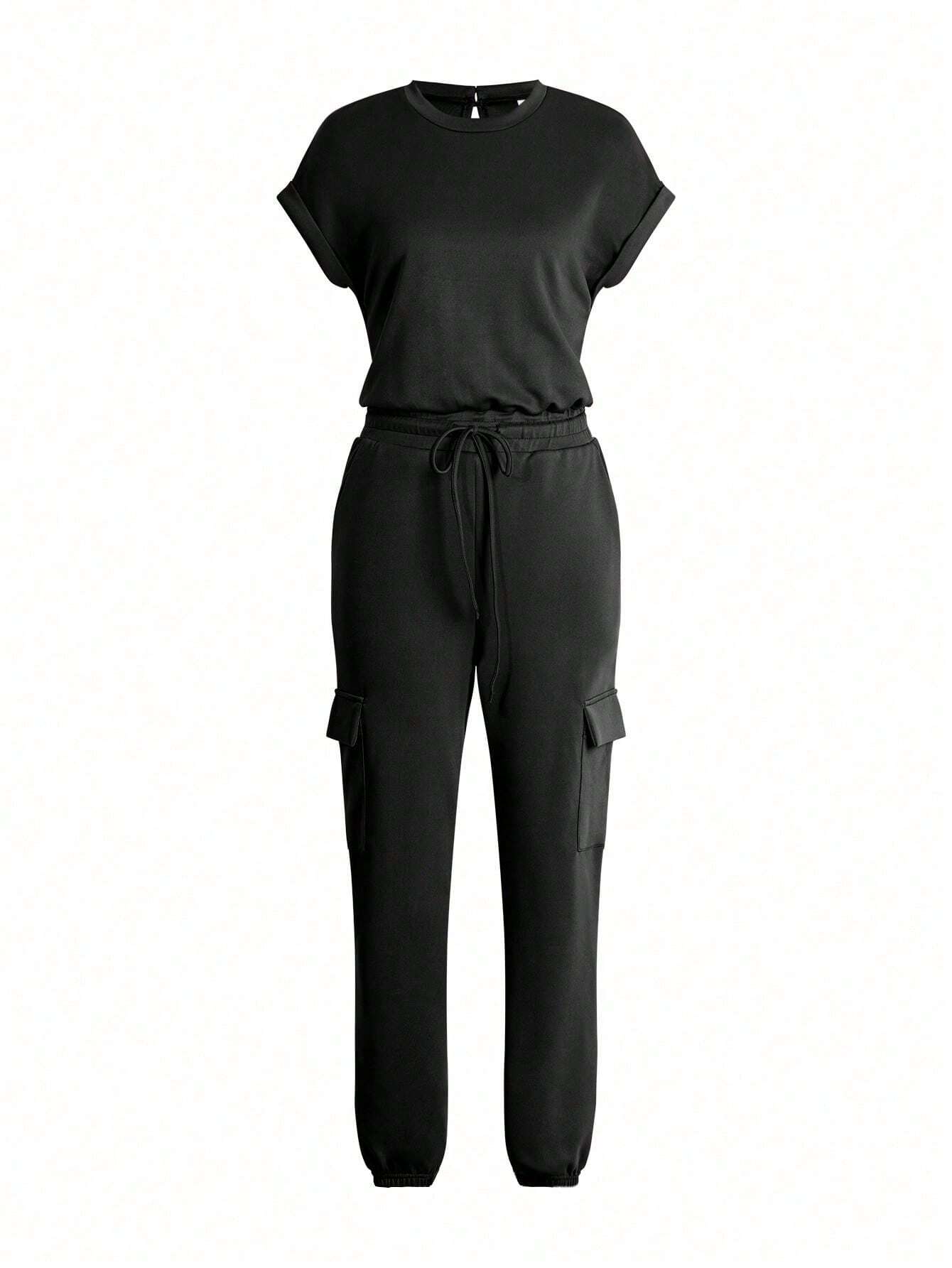 Round Neck And Pants Set
