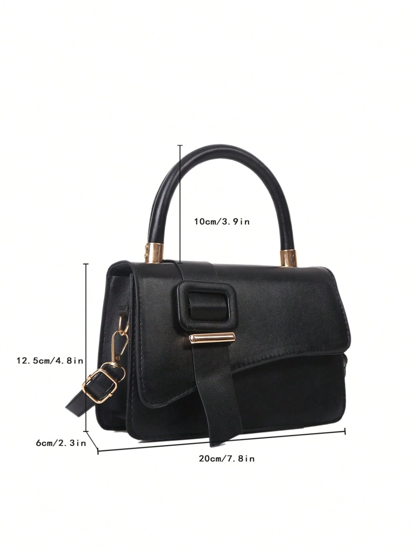 One Shoulder D Small Square Bag
