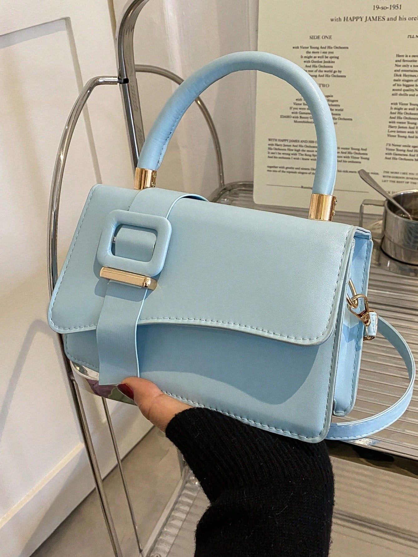 One Shoulder D Small Square Bag