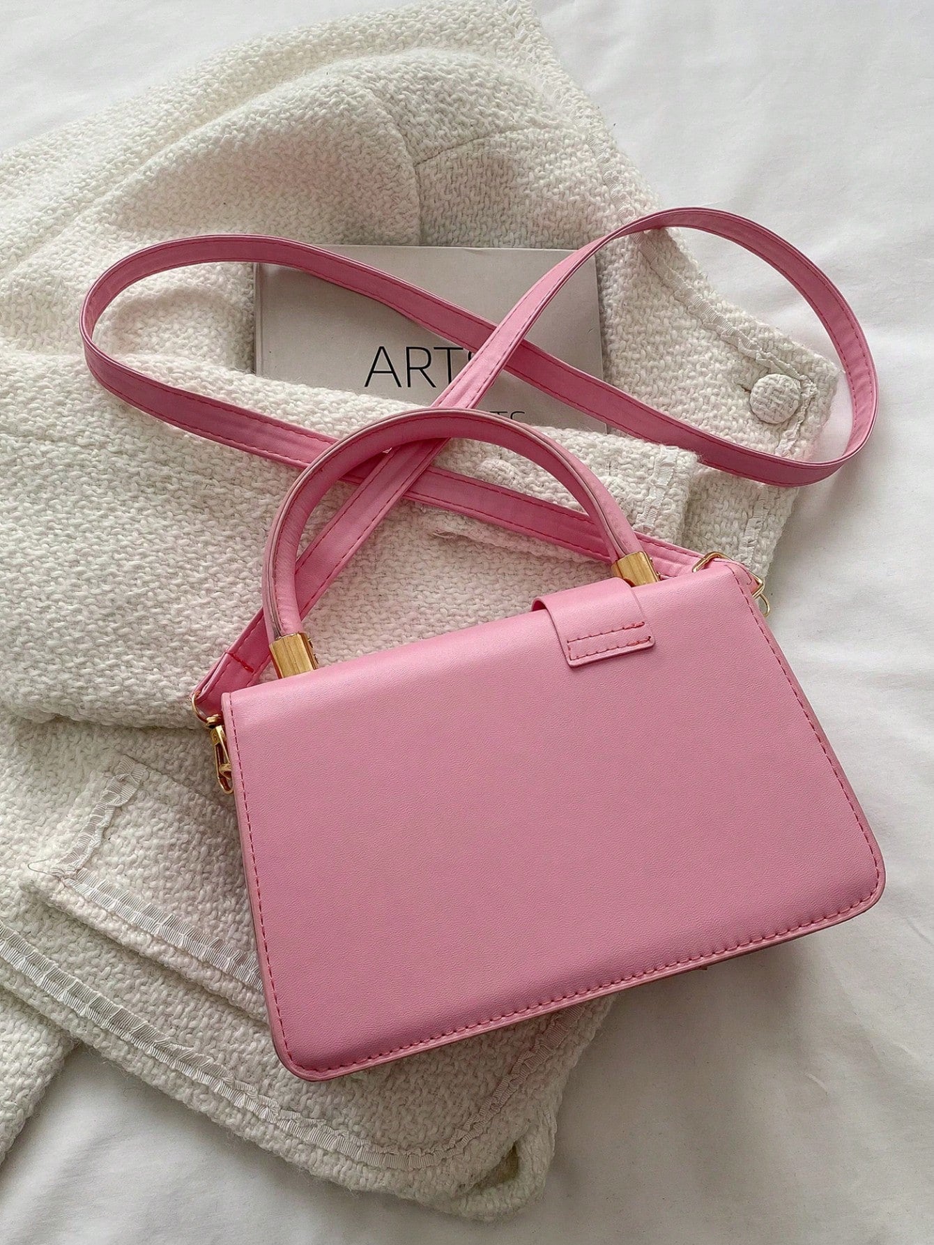 One Shoulder D Small Square Bag