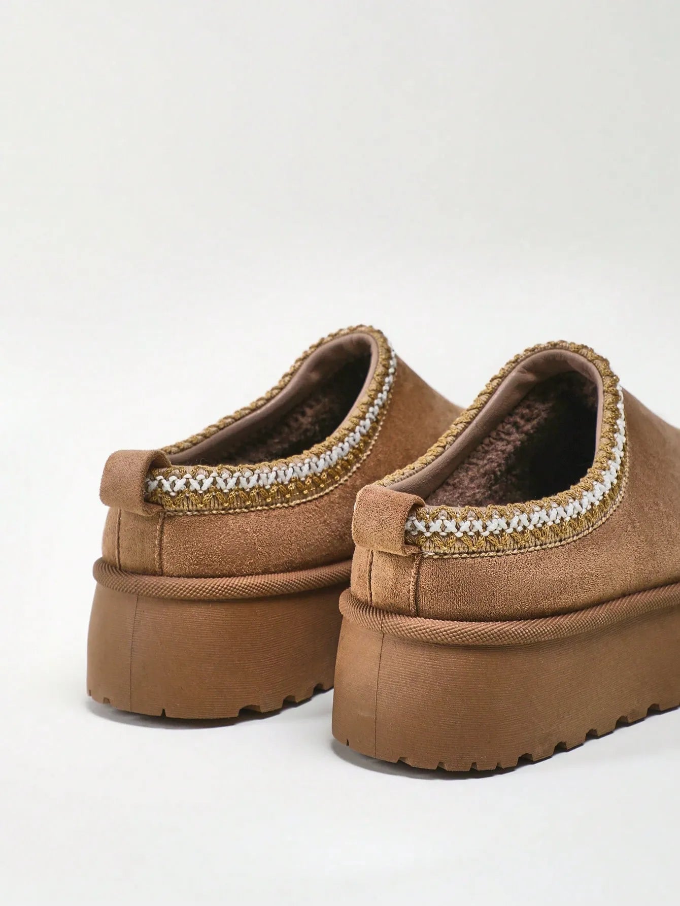 Clogs-Cozy Platform  Slippers