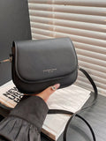 Simple Half-Circle Saddle Crossbody Bag