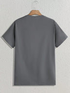 RARE Sunsets Round Neck Knitted Casual Short-Sleeve T-Shirt