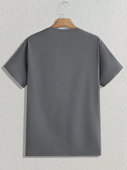 RARE Sunsets Round Neck Knitted Casual Short-Sleeve T-Shirt