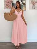 Ruffle Elegant A-Line Long Skirt Dress