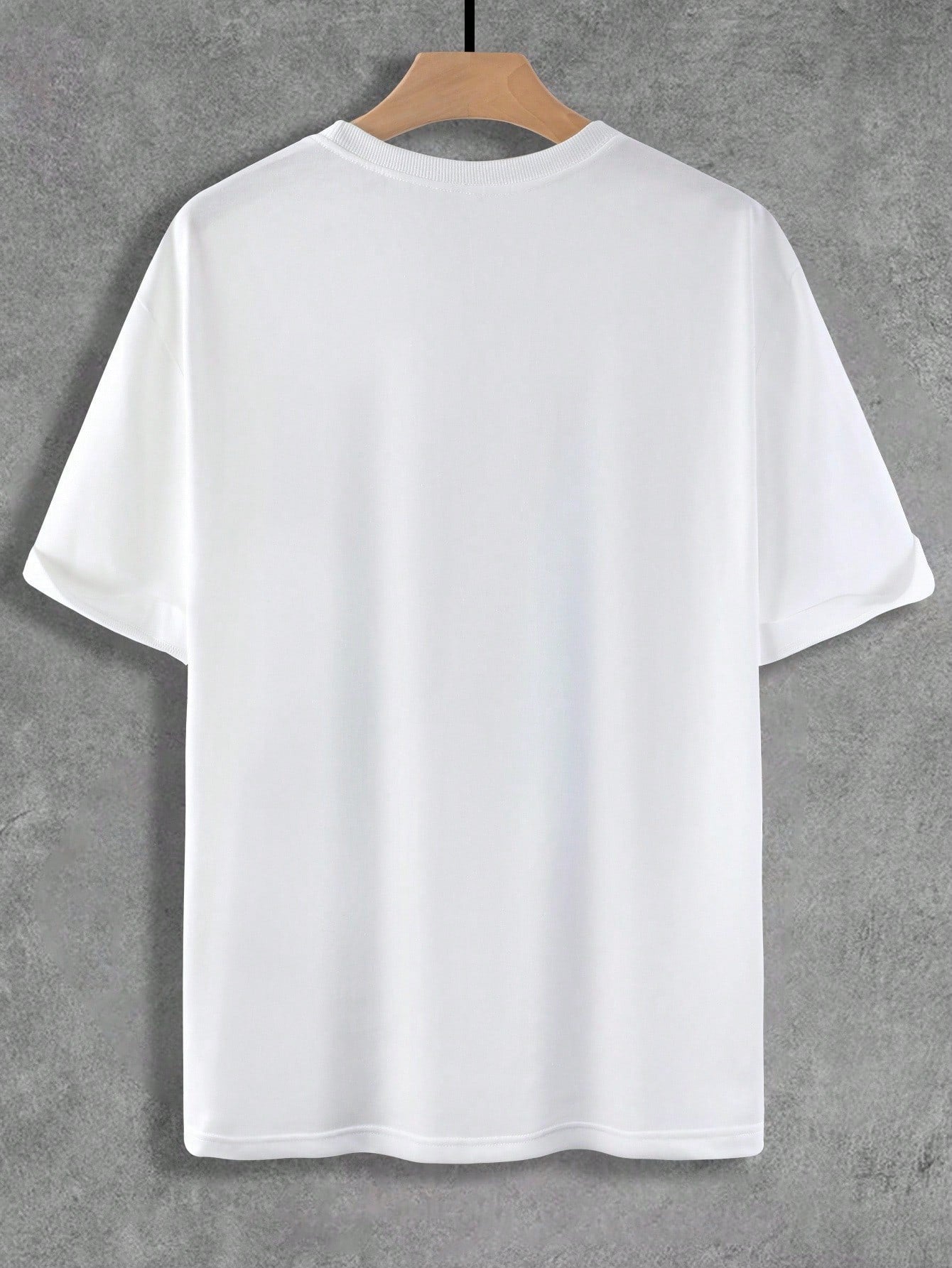 Rare DO Round Neck Knitted Casual Short-Sleeve T-Shirt