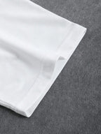 Rare Wolf Round Neck Knitted Casual Short-Sleeve T-Shirt