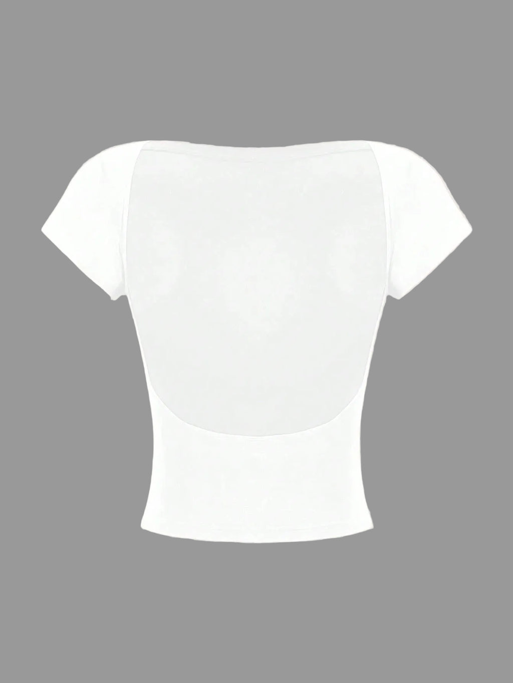 White t-shirt on a pink background