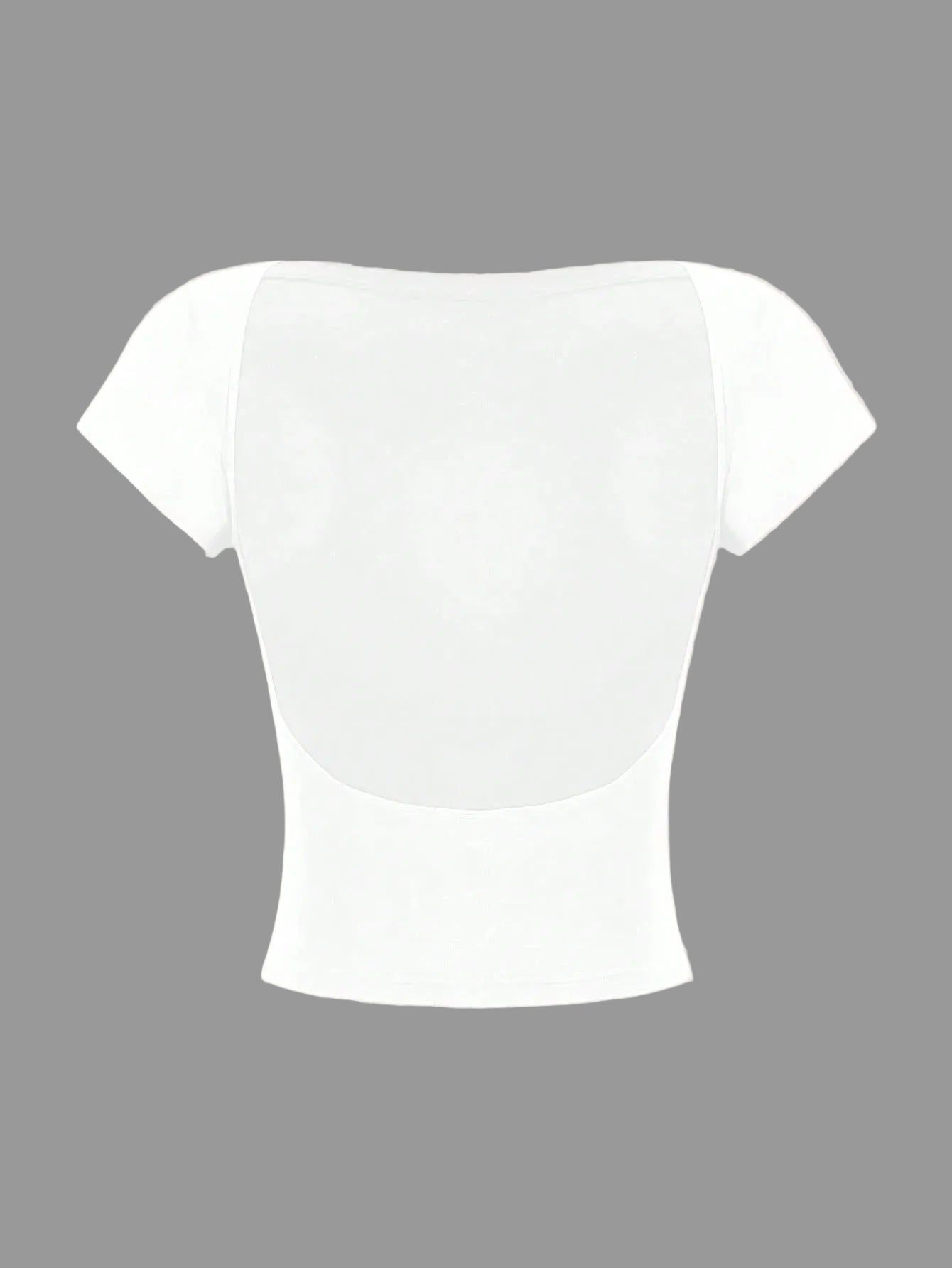 White t-shirt on a pink background