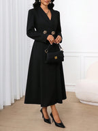 Trench Coat Blazer Dress