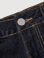 Solid Minimalist Casual Denim Skirt