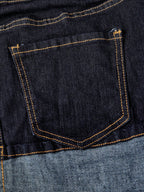 Solid Minimalist Casual Denim Skirt