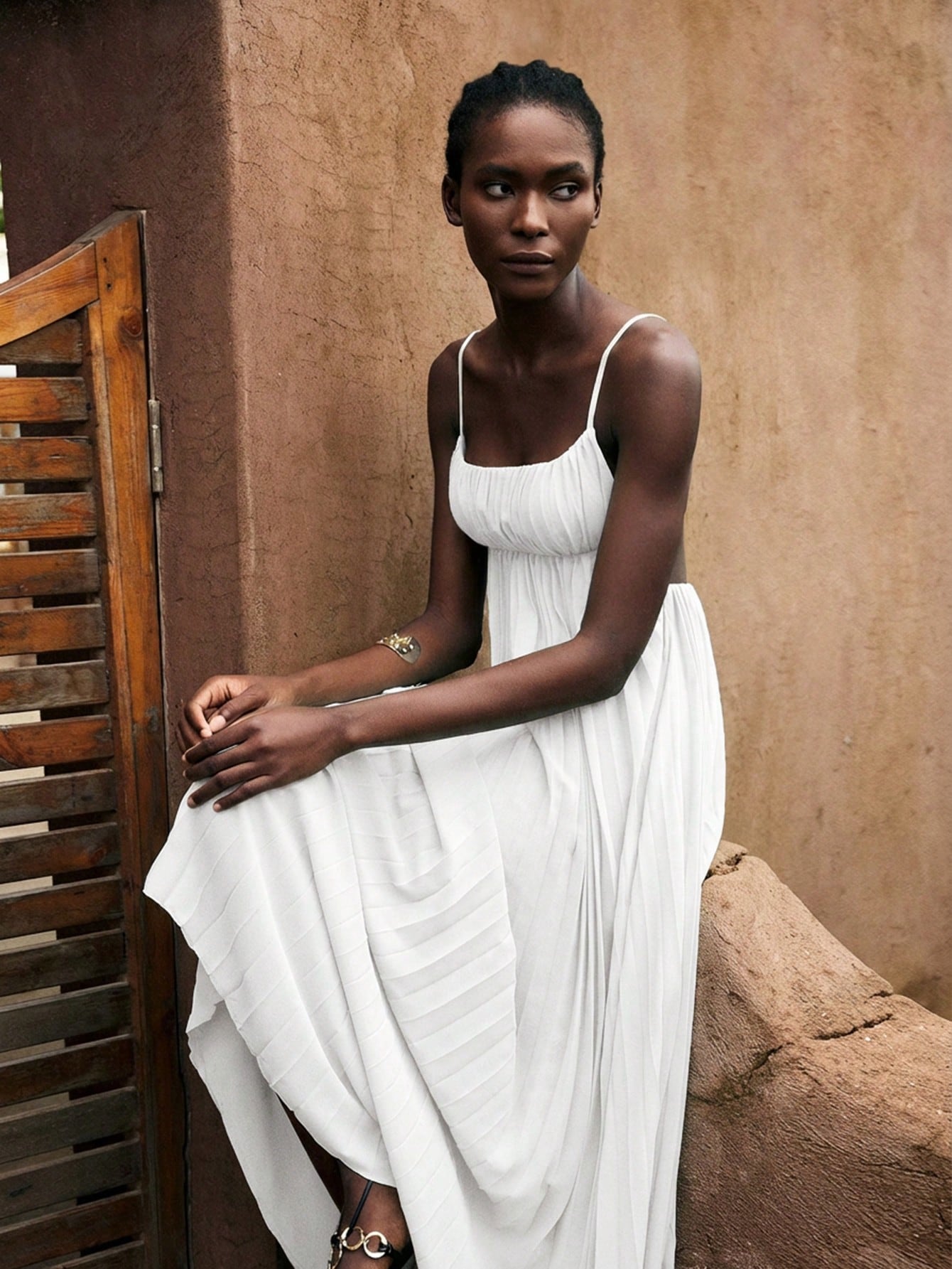 Minimalist Sleeveless Bohemian Dress