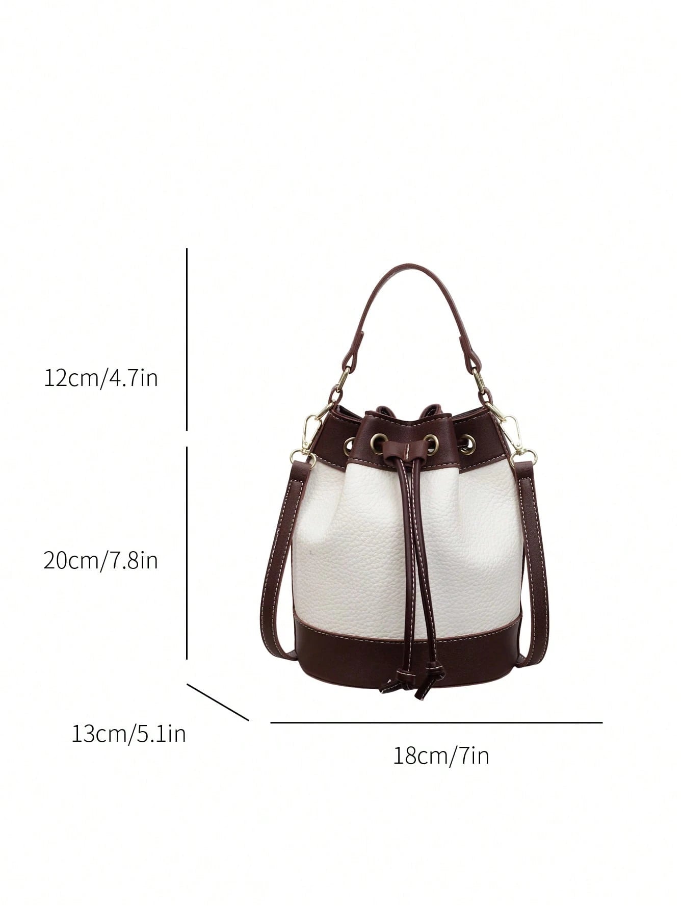 Bucket Straw Woven Shoulder Bag