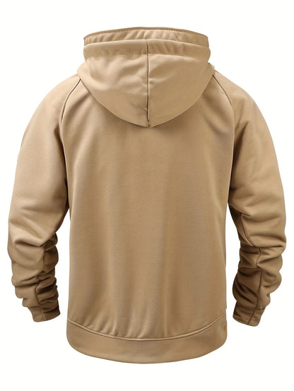 Half-Zip Cargo Sweatshirt