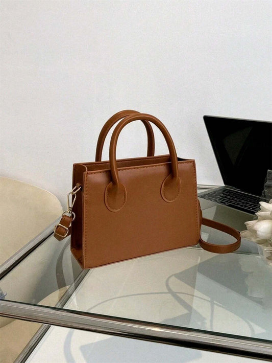 Double Handle Square Bag