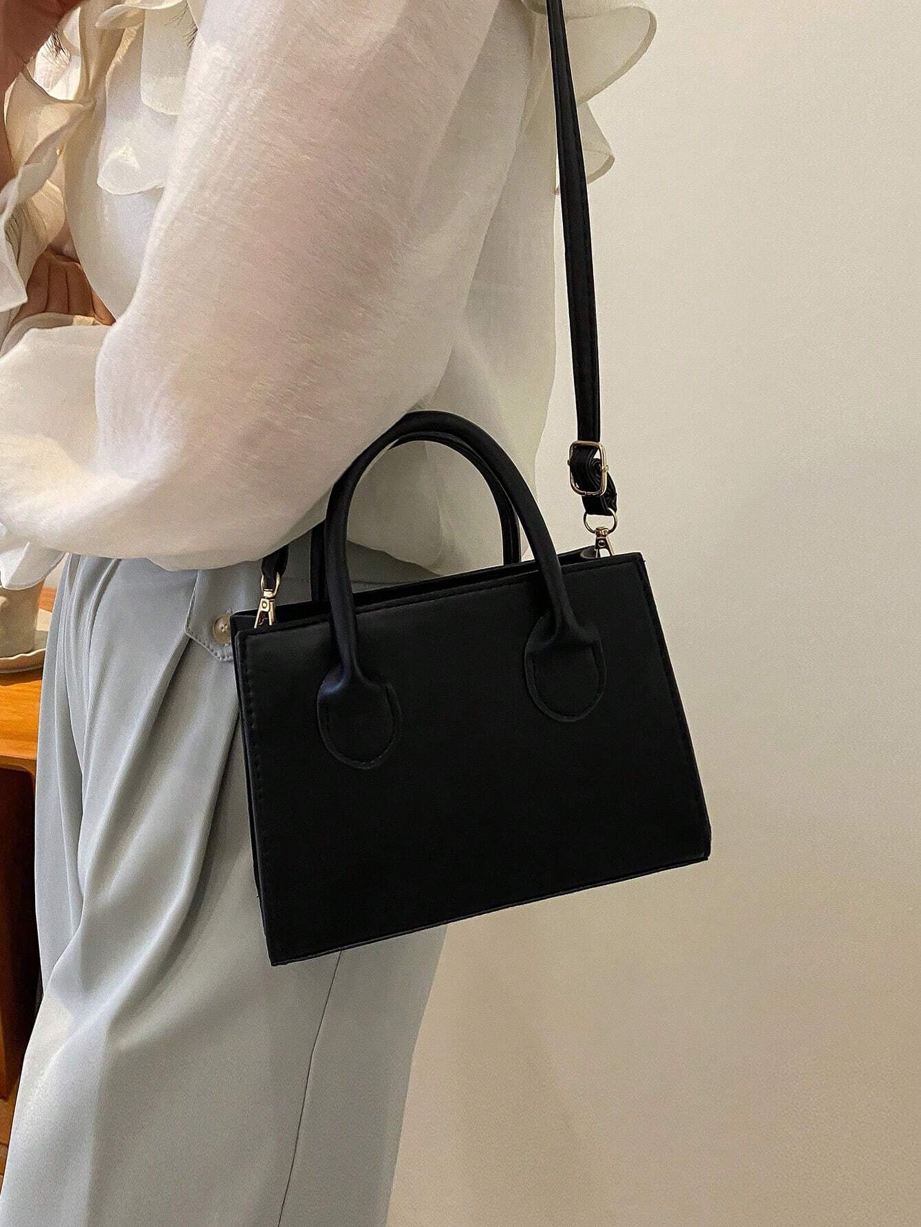 Double Handle Square Bag