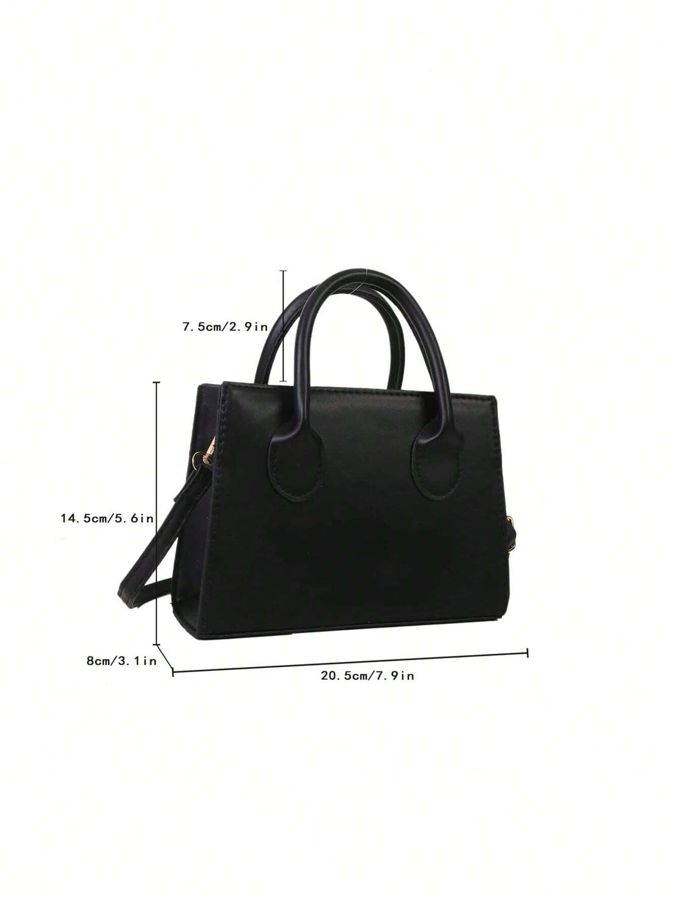 Double Handle Square Bag