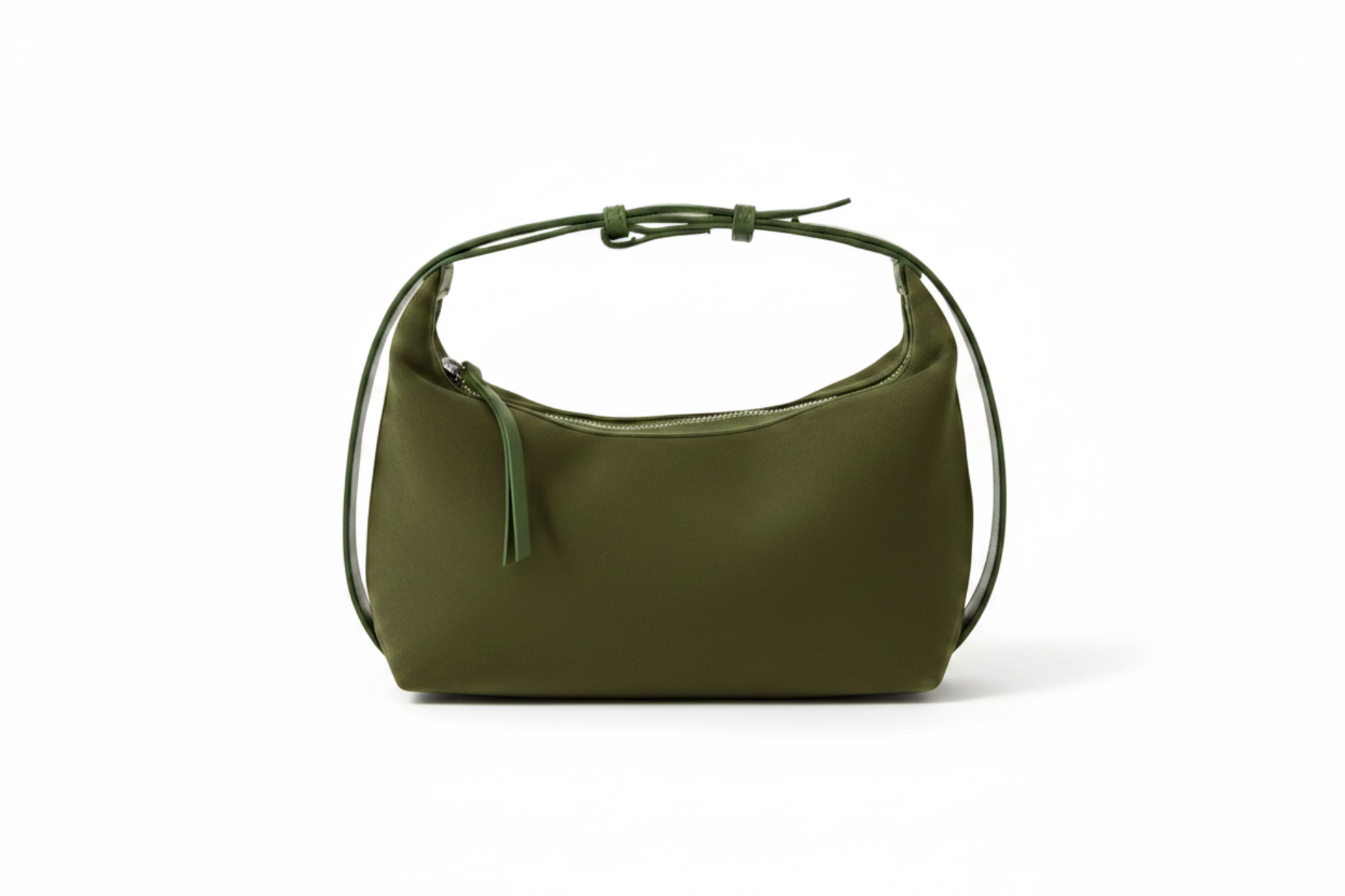 The Suede Crescent Hobo Bag