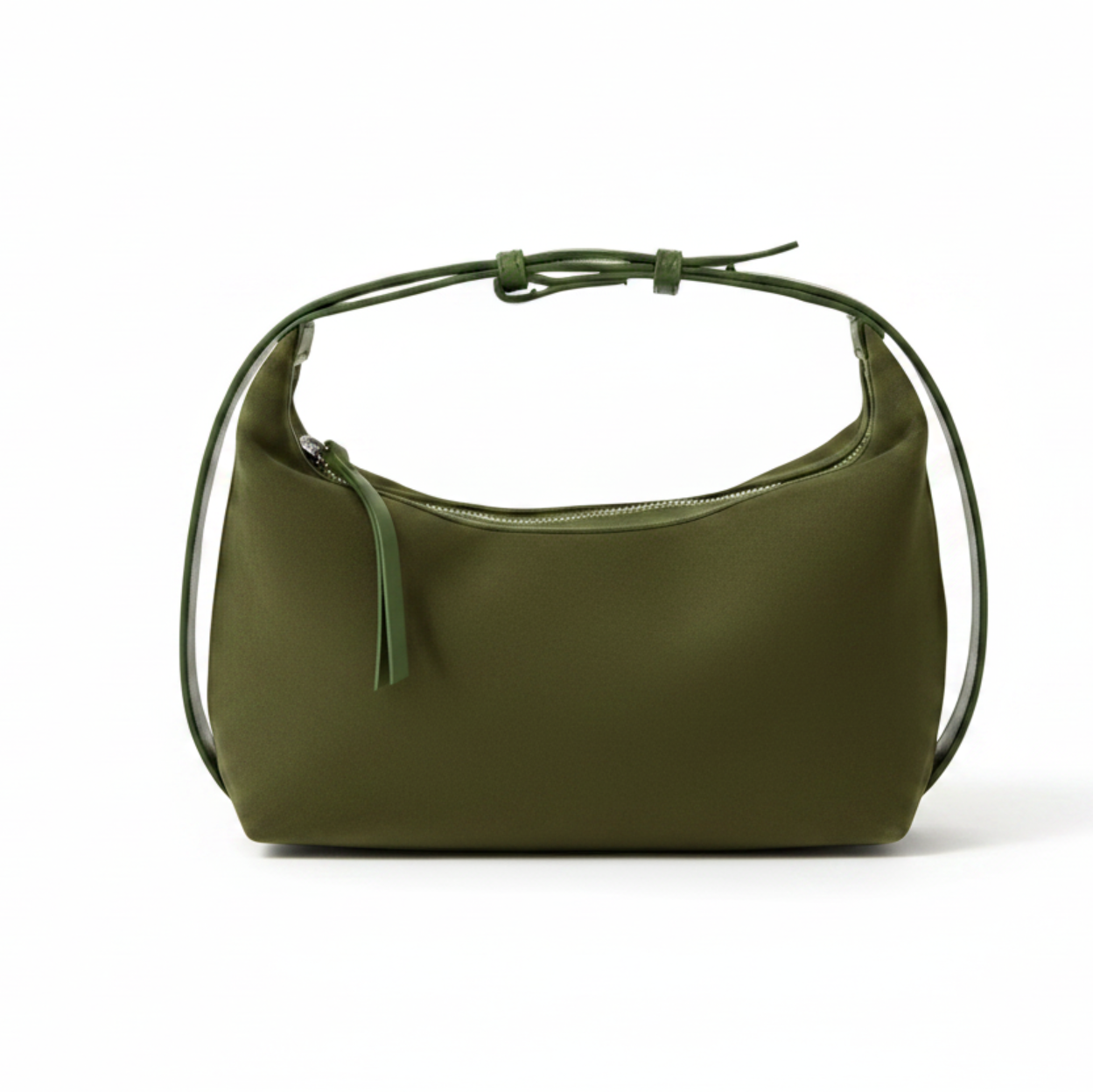 The Suede Crescent Hobo Bag