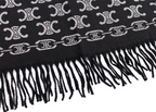 Designer Triomphe Wool Blend Scarf