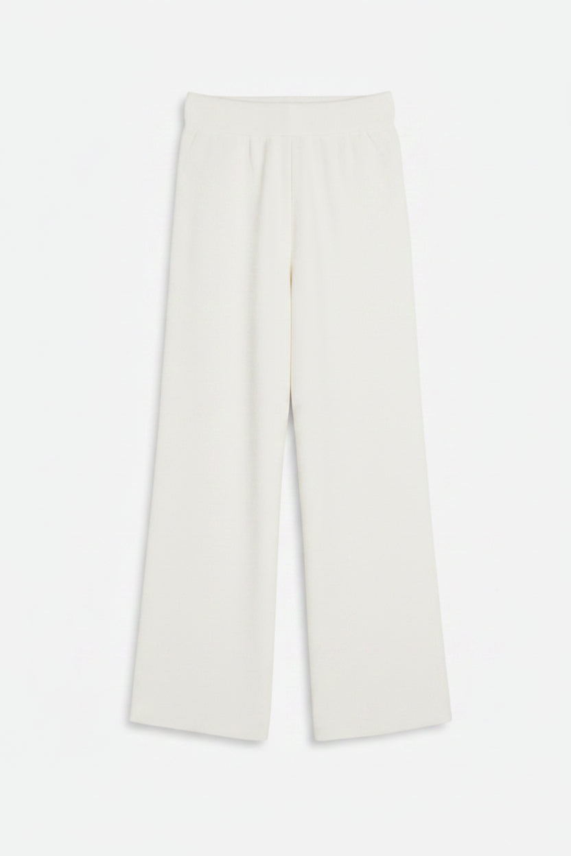 White pants on a white background