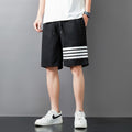 Striped Drawstring Shorts