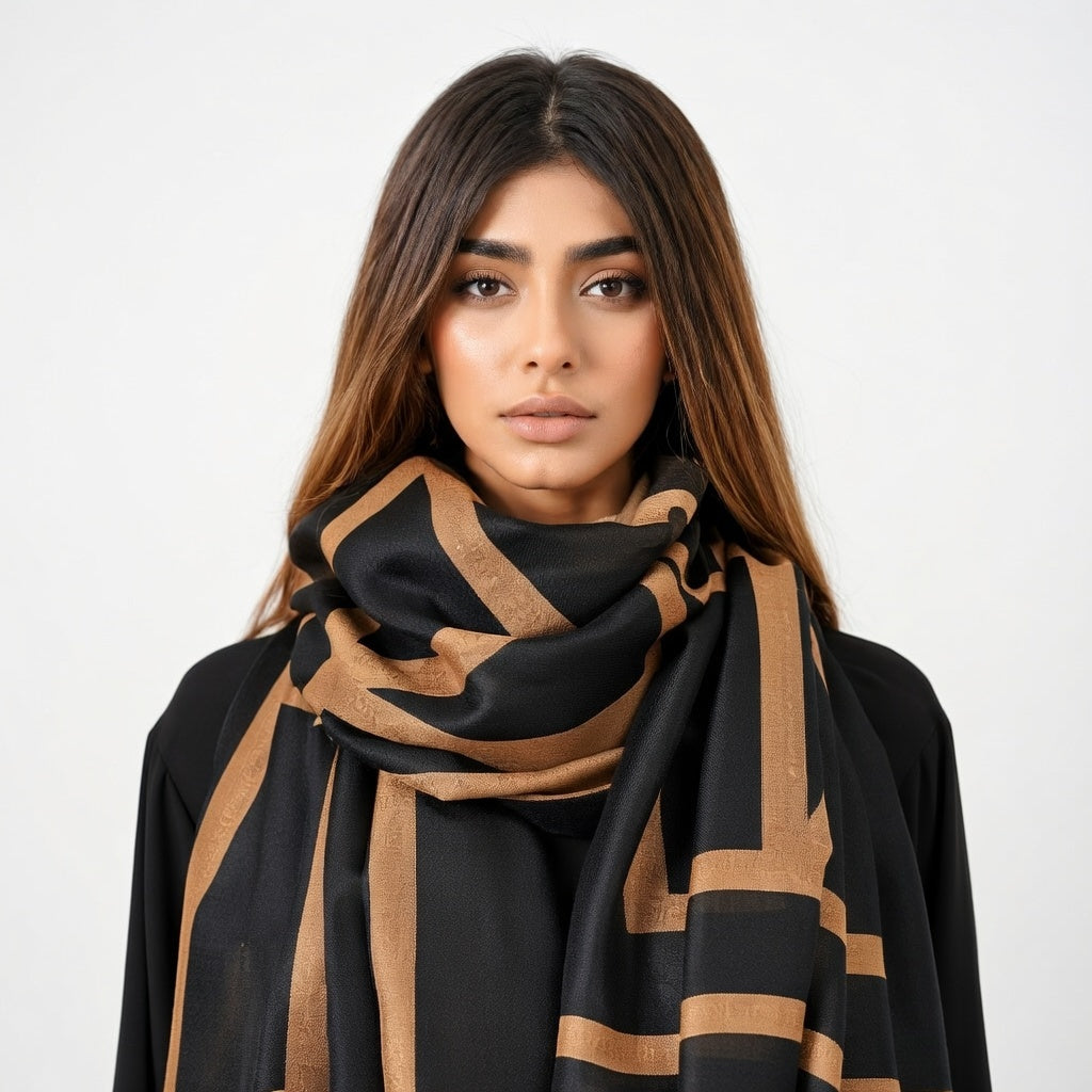 Elegant Geometric Scarf