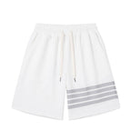 Striped Drawstring Shorts